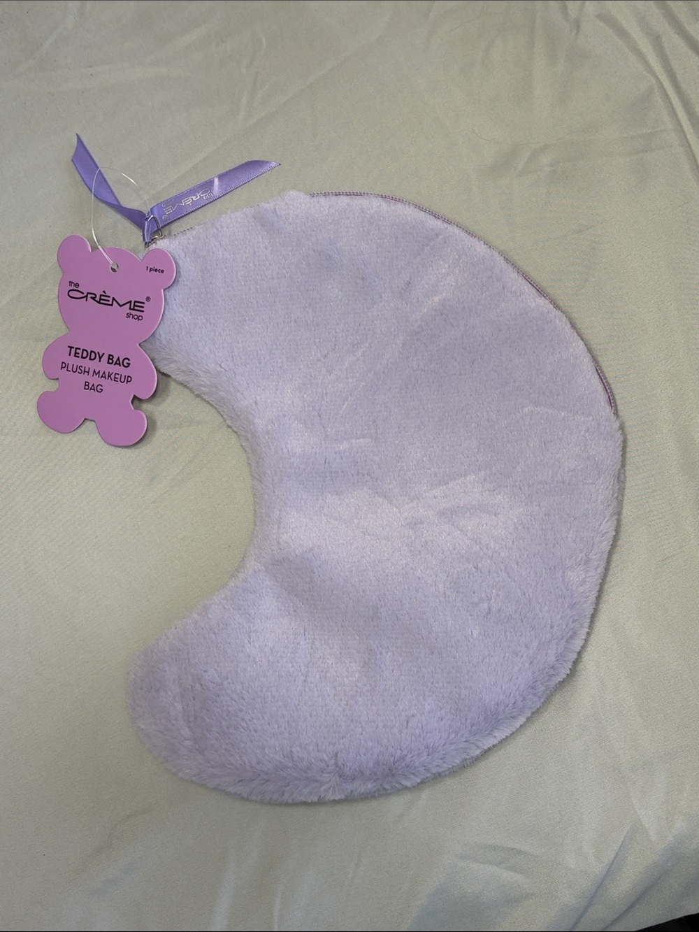 🍍5 for $30🍍 The Creme Shop Lavender Teddy Plush Makeup Bag